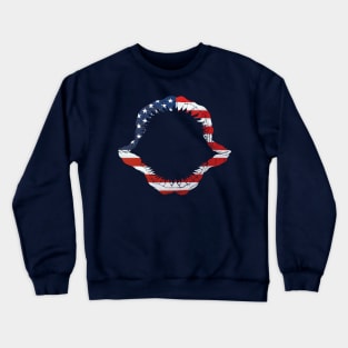 American shark jaws Crewneck Sweatshirt